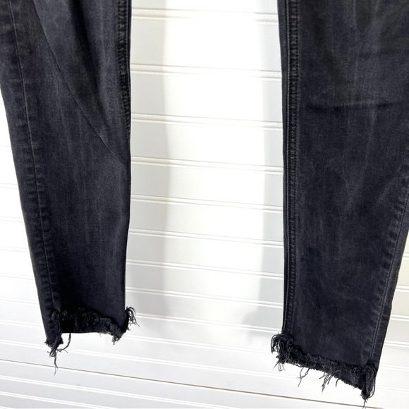 Rag & Bone Skinny Ankle Jeans Women's 26 Black Stretch Denim High Rise - Picture 3 of 14